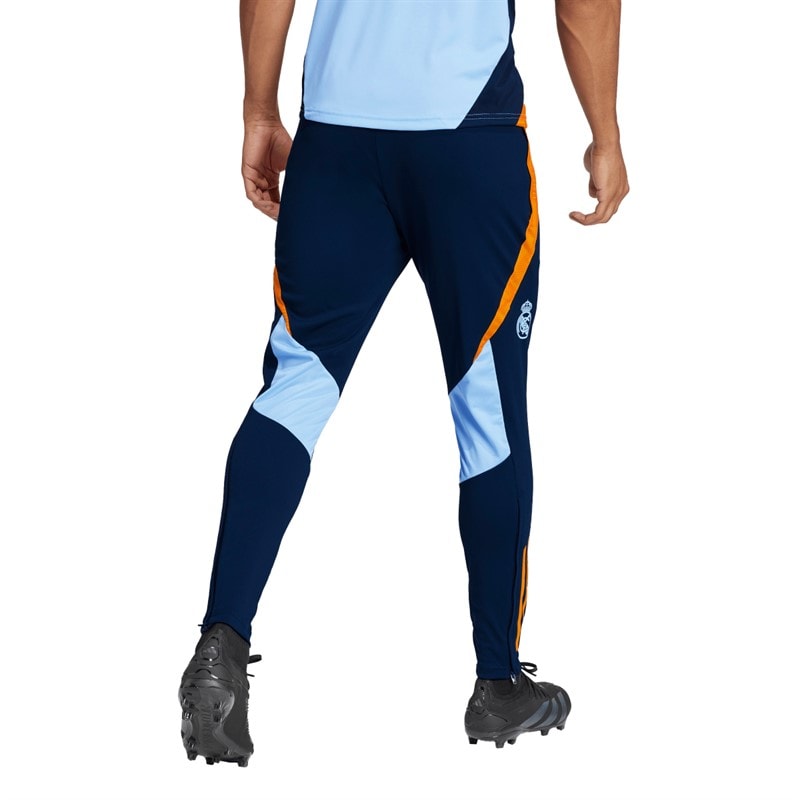 adidas Mens RMFC Real Madrid Tiro 24 Competition Track Pants Team Navy Blue/Orange/Glory Blue - Image 2