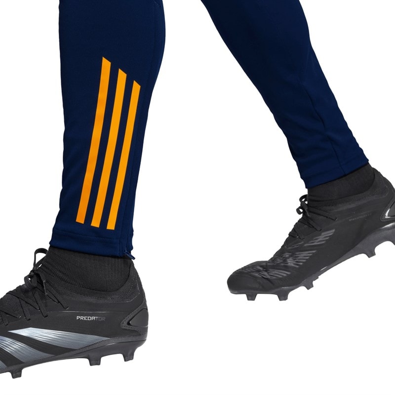 adidas Mens RMFC Real Madrid Tiro 24 Competition Track Pants Team Navy Blue/Orange/Glory Blue - Image 4