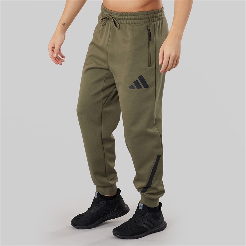 adidas Mens Z.N.E. Track Pants Olive Strata - Image 3
