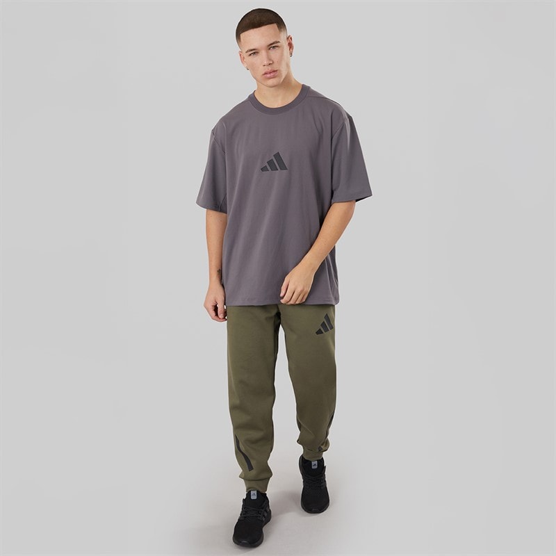 adidas Mens Z.N.E. Track Pants Olive Strata - Image 4