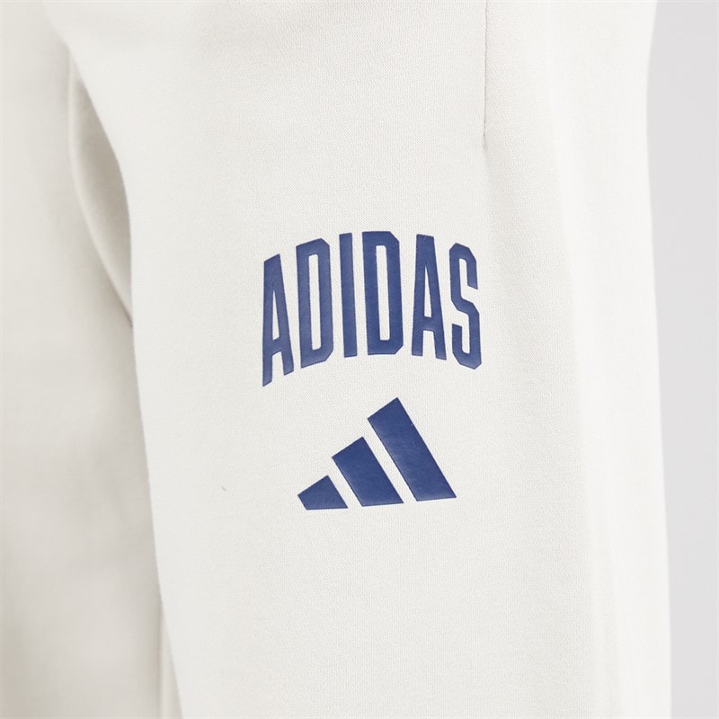 adidas Mens Collegiate Joggers Beige/Dark Blue - Image 3