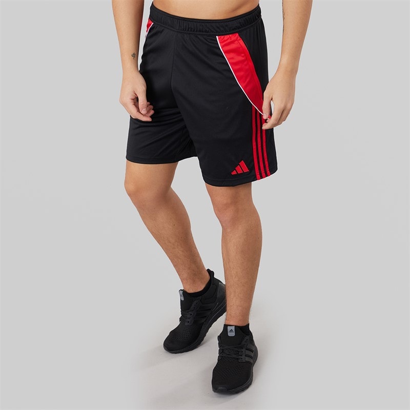 adidas Mens Tiro 24 Shorts Black/Pure Ruby - Image 3