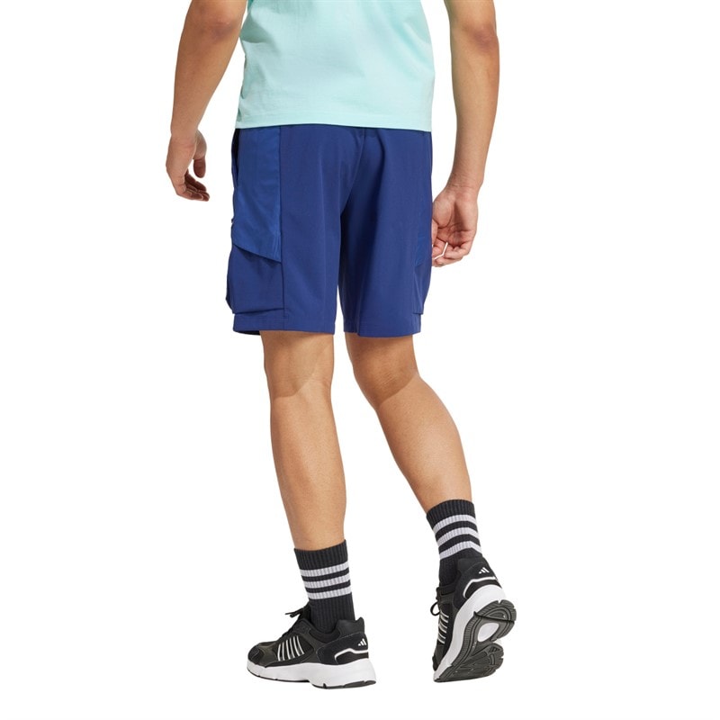 adidas Mens AFC Arsenal Seasonal Cargo Shorts Night Sky - Image 2