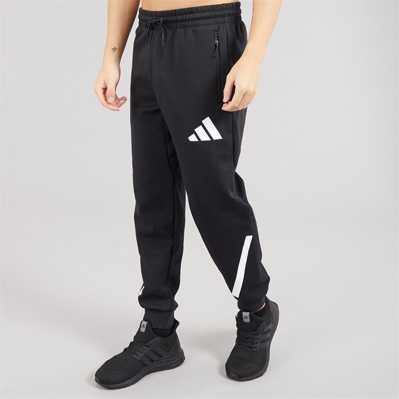 adidas Mens Z.N.E. Track Pants Black/White - Image 3