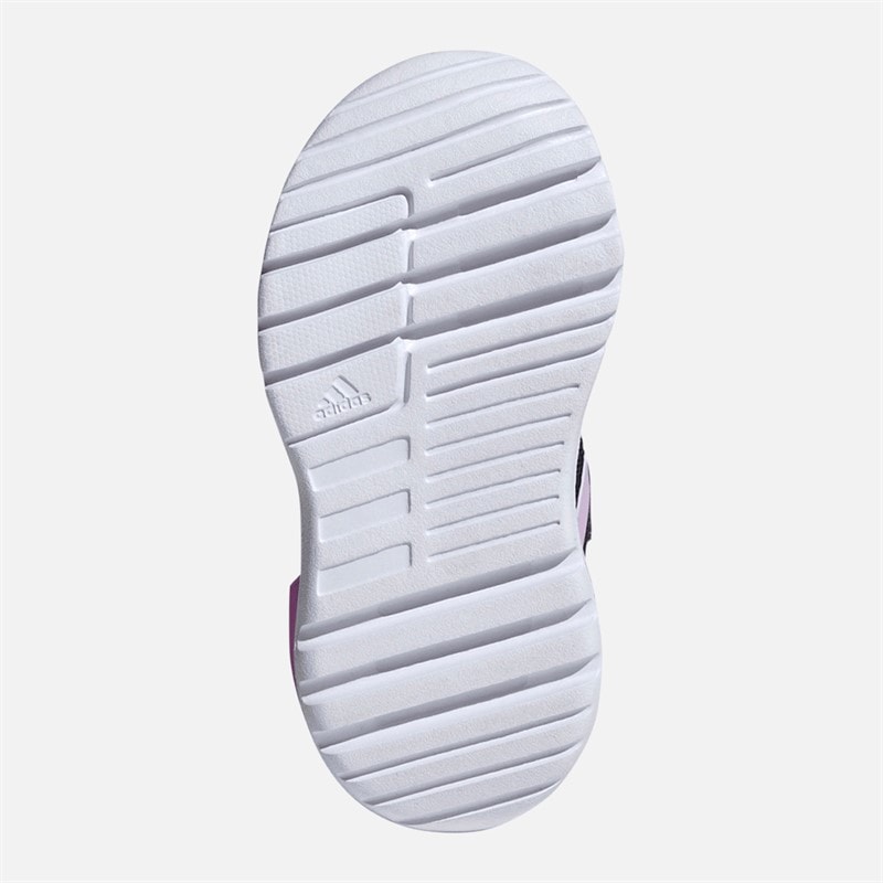 adidas Infant Girls Racer Tr23 Elastic Laces Trainers Legend Ink/Bliss Lilac/Flash Pink - Image 2