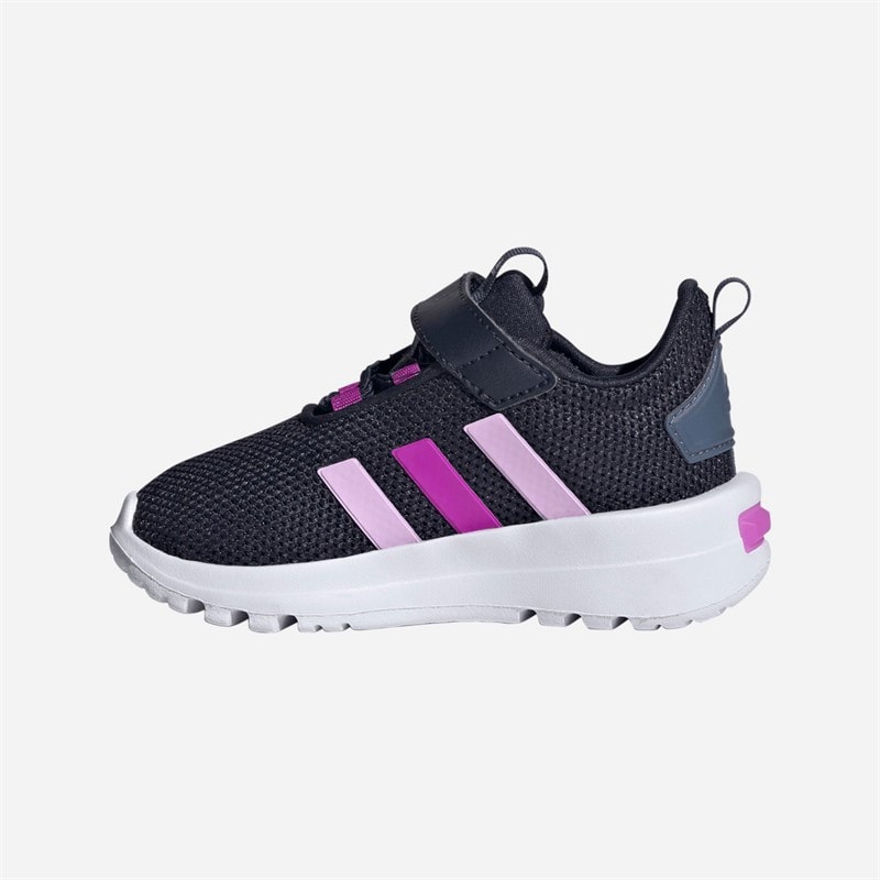 adidas Infant Girls Racer Tr23 Elastic Laces Trainers Legend Ink/Bliss Lilac/Flash Pink - Image 5