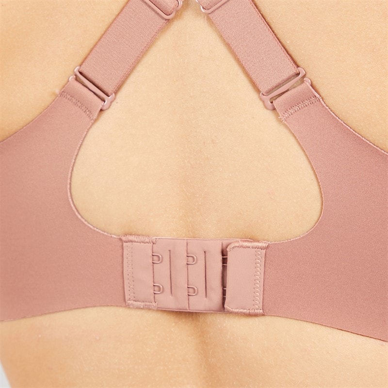 adidas Womens TLRD Impact Luxe Training High Support Bra Warm Clay - Image 5