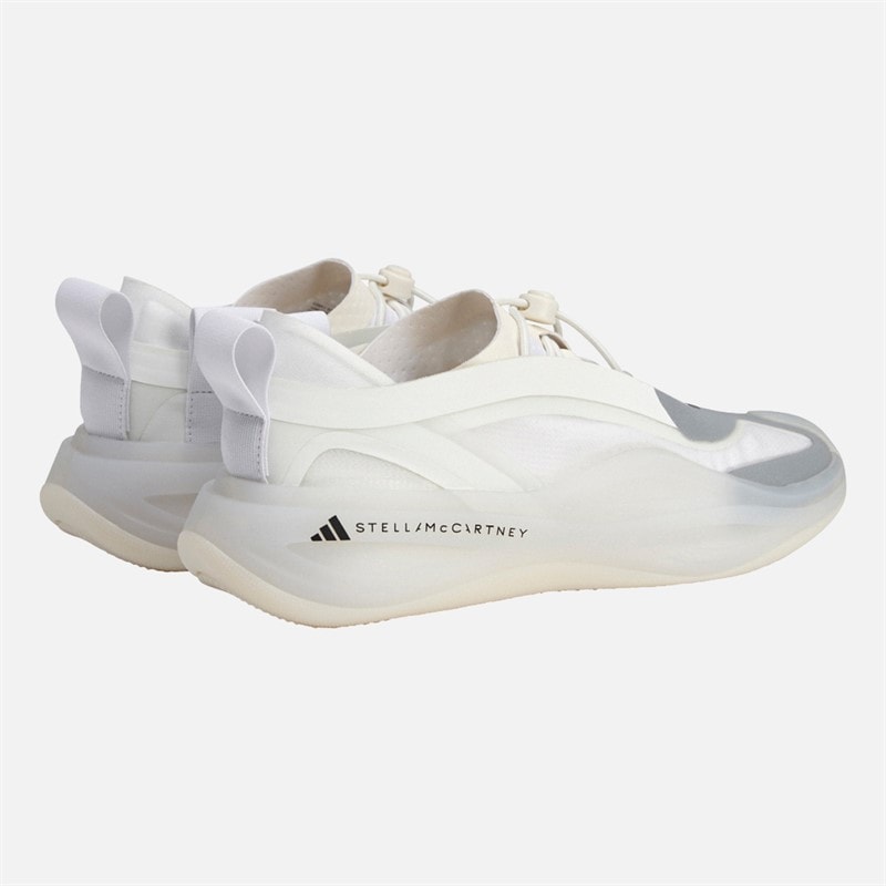 adidas Womens Stella McCartney Sportswear Low Ground Trainers Cloud White/Off White - Image 3