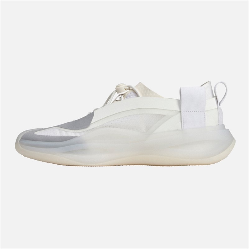 adidas Womens Stella McCartney Sportswear Low Ground Trainers Cloud White/Off White - Image 4