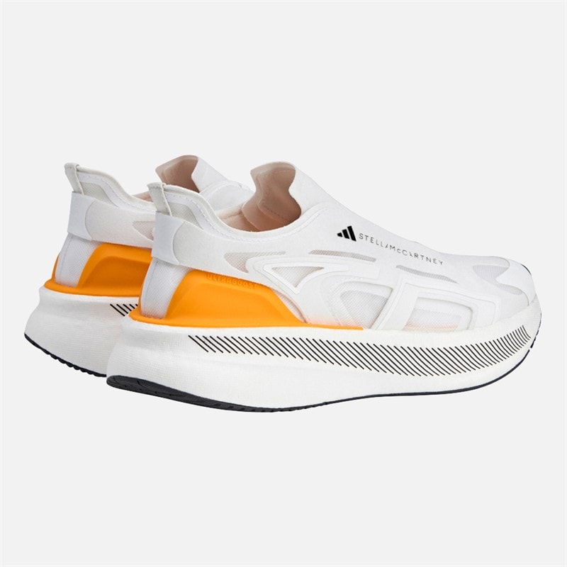 adidas Womens Stella McCartney Ultraboost 5 Neutral Running Trainers Cloud White/Semi Solar Slime/Eqt Yellow - Image 3