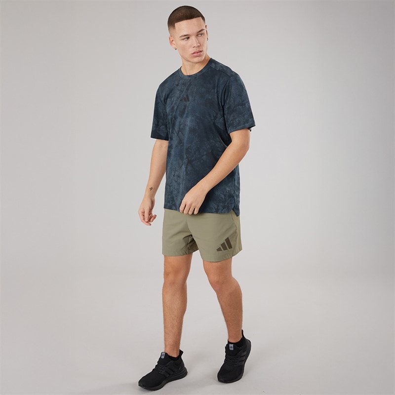 adidas Mens Z.N.E Woven Shorts Putty Beige - Image 4