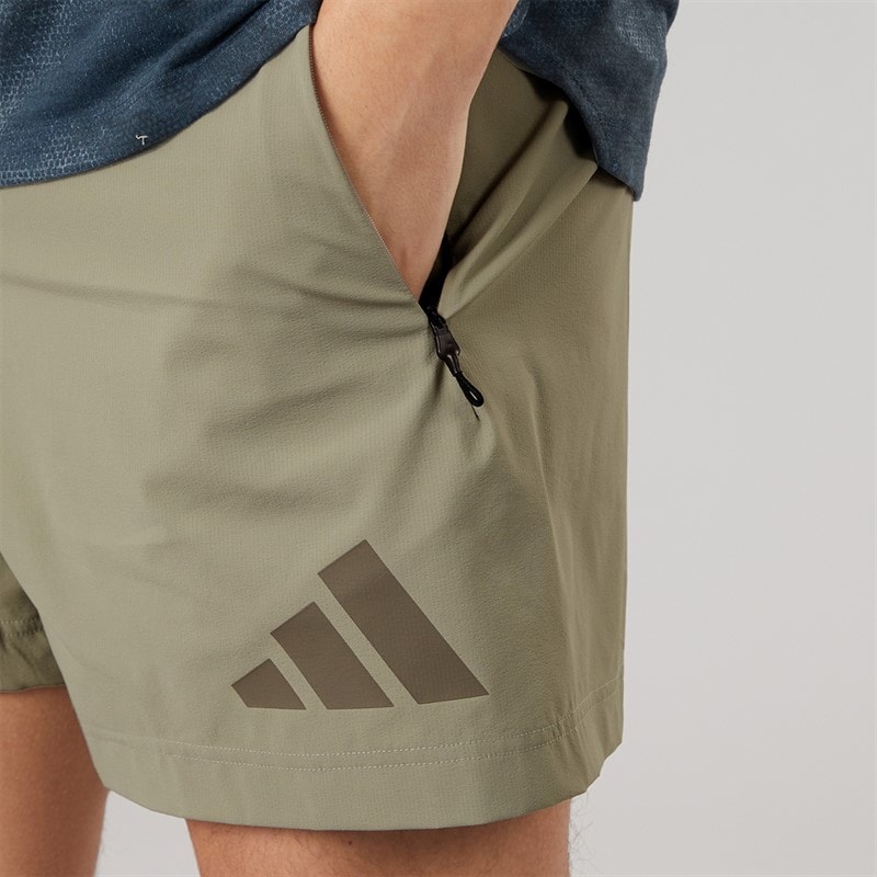 adidas Mens Z.N.E Woven Shorts Putty Beige - Image 5