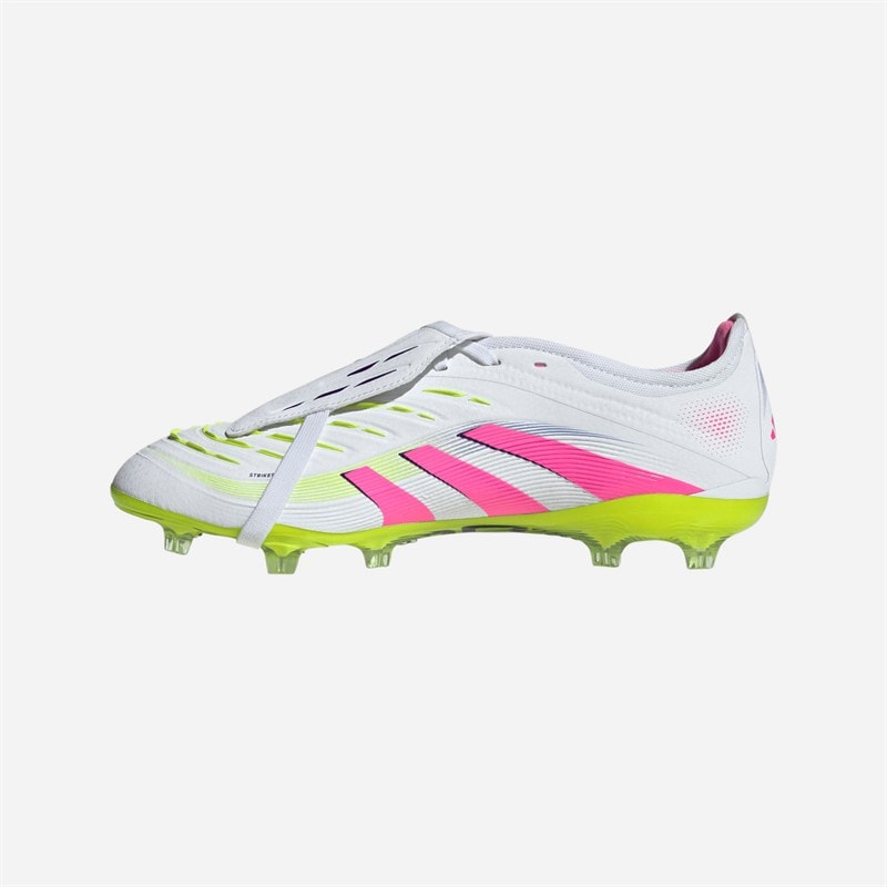adidas Mens Predator Pro FT FG Firm Ground Football Boots Cloud White/Lucid Pink/Lucid Lemon - Image 5