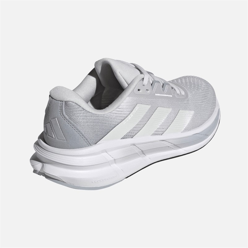 adidas Womens Questar 3 Neutral Running Shoes Dash Grey/Zero Metallic/Halo Silver - Image 3