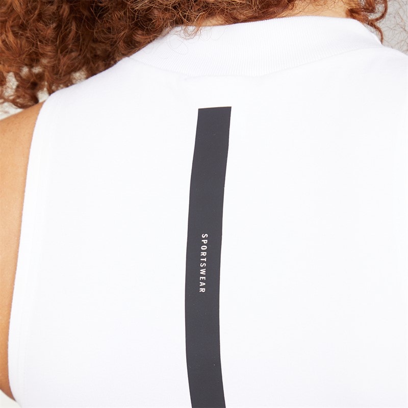 adidas Womens Z.N.E. Tank Top White - Image 5