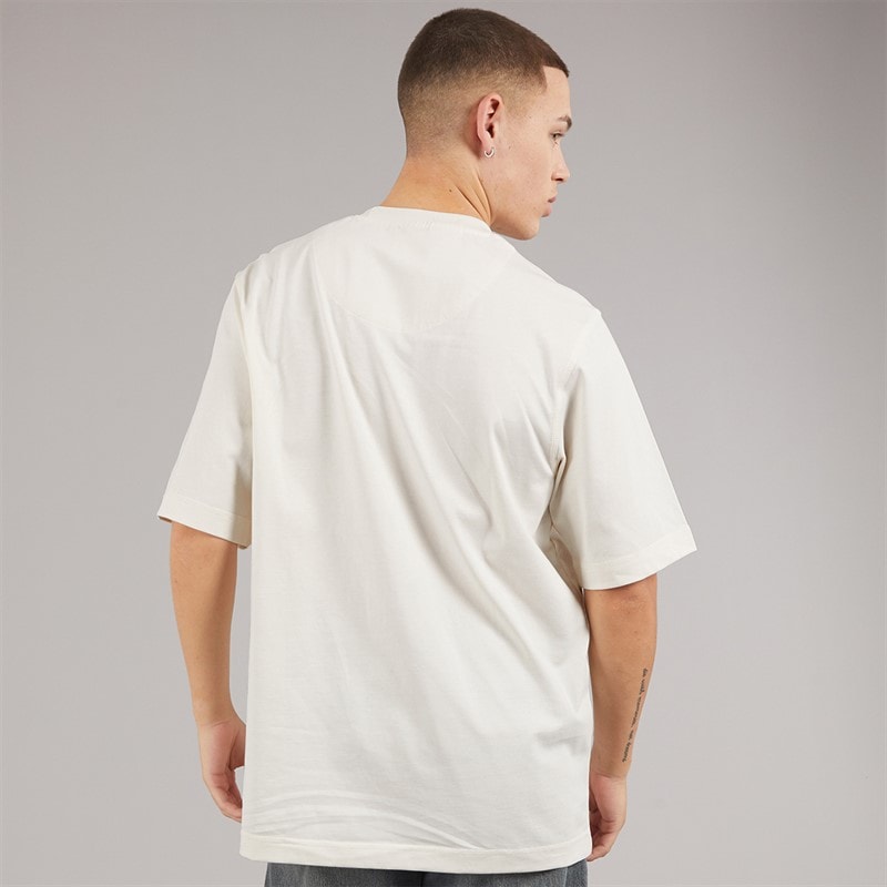 adidas Mens Lounge T-Shirt Cloud White - Image 2