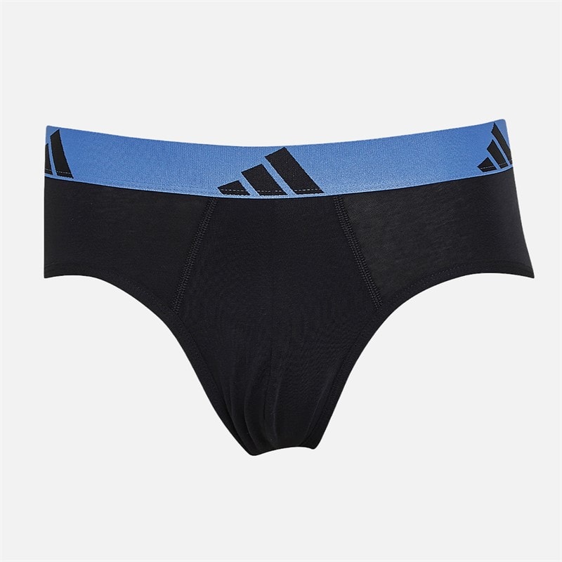 adidas Mens Three Pack Briefs Black/Multi - Image 2