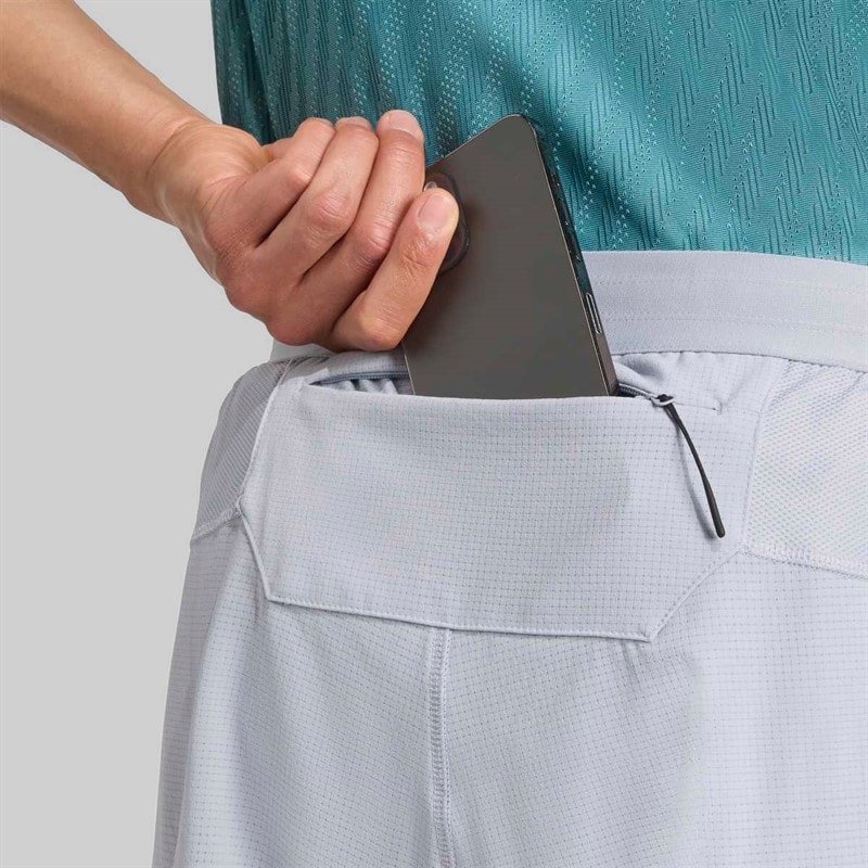 adidas Mens Adi365 Climacool+ Running Shorts Halo Silver - Image 3