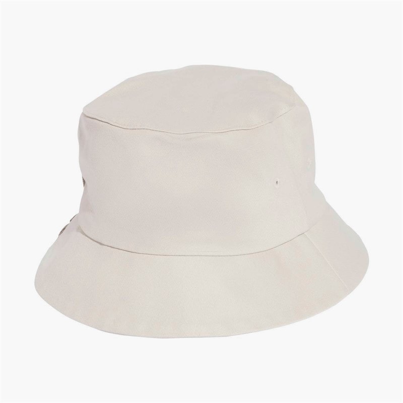 adidas Mens 3-Stripes Leopard Graphic Bucket Hat Beige/Black - Image 4