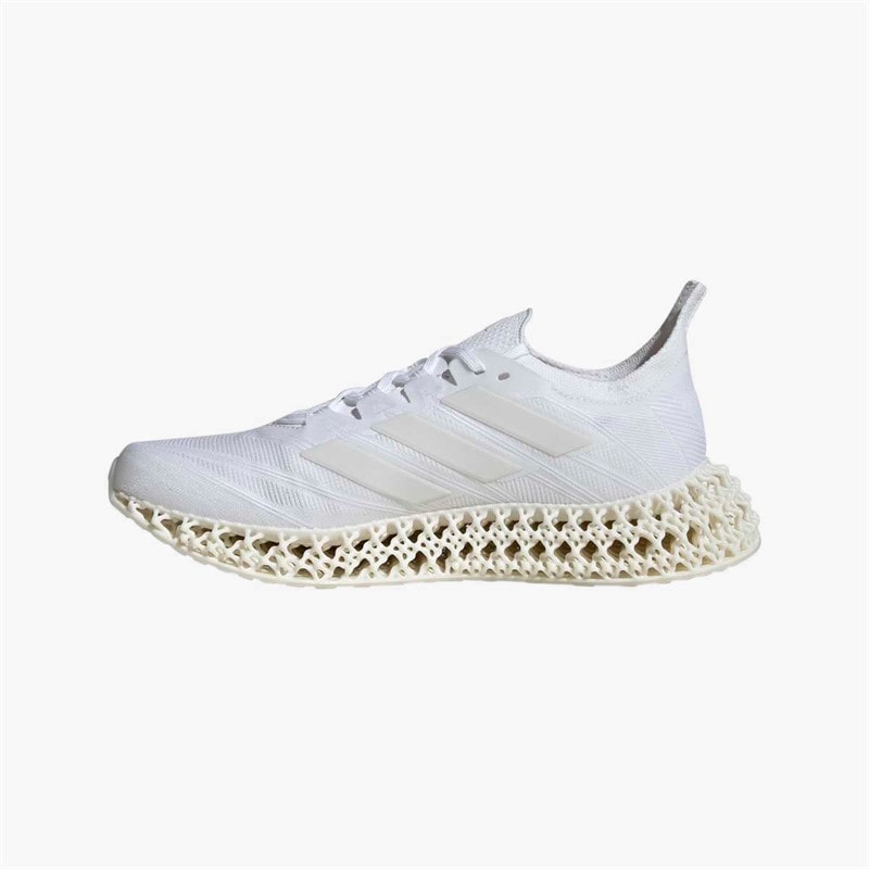 adidas Womens 4DFWD 4 Neutral Running Shoes Cloud White/Cloud White/Core White - Image 5