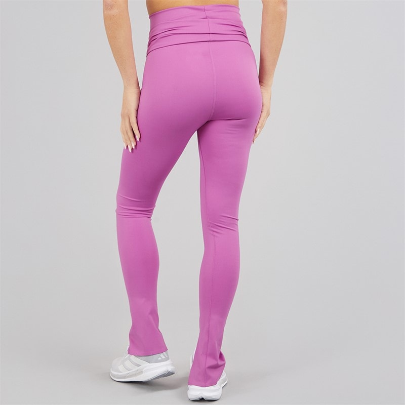 adidas Womens By Stella MacCartney Truestrength Splitcuff Leggings Semi Pulse Lilac - Image 2