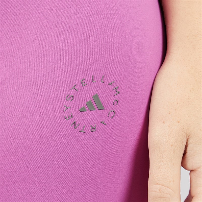 adidas Womens By Stella MacCartney Truestrength Splitcuff Leggings Semi Pulse Lilac - Image 3