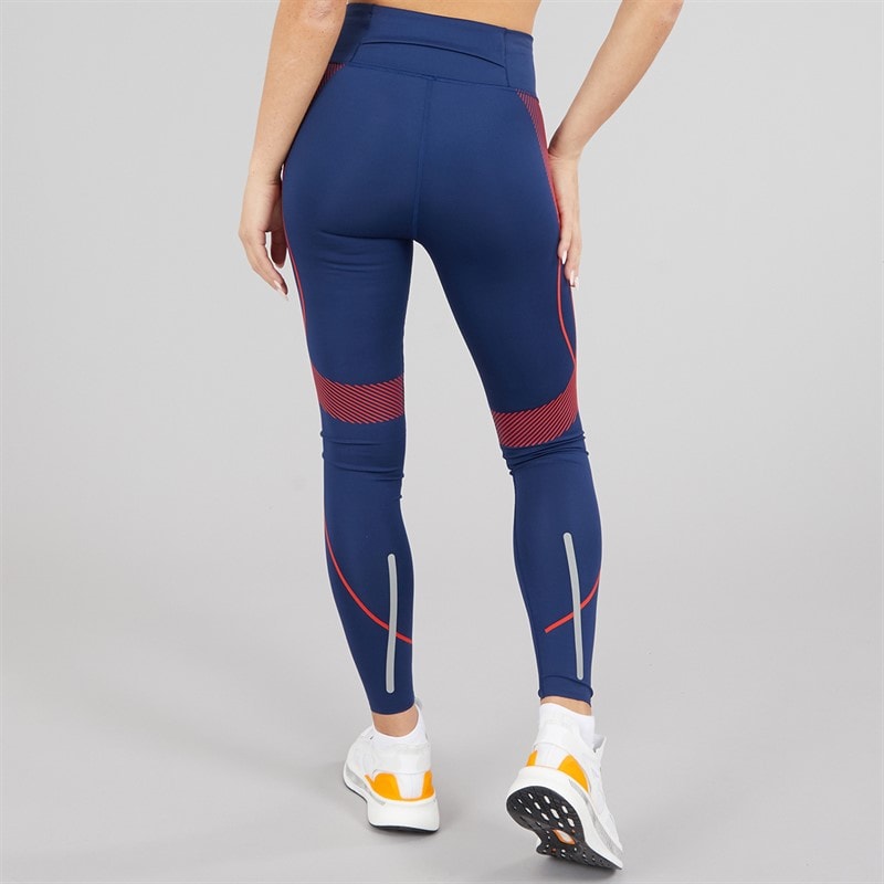 adidas Womens adidas By Stella McCartney Running Leggings Team Navy Blue - Image 2