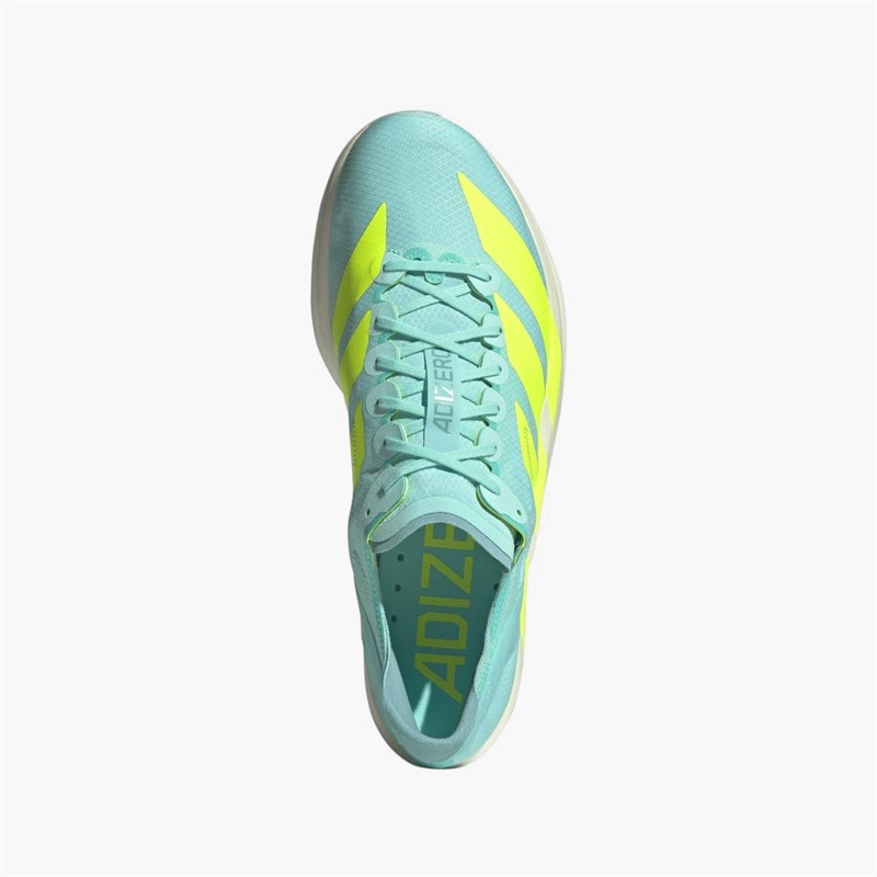 adidas Mens Adizero Takumi Sen 11 Neutral Running Shoes Flash Aqua/Zero Metalic/Mint Ton - Image 4