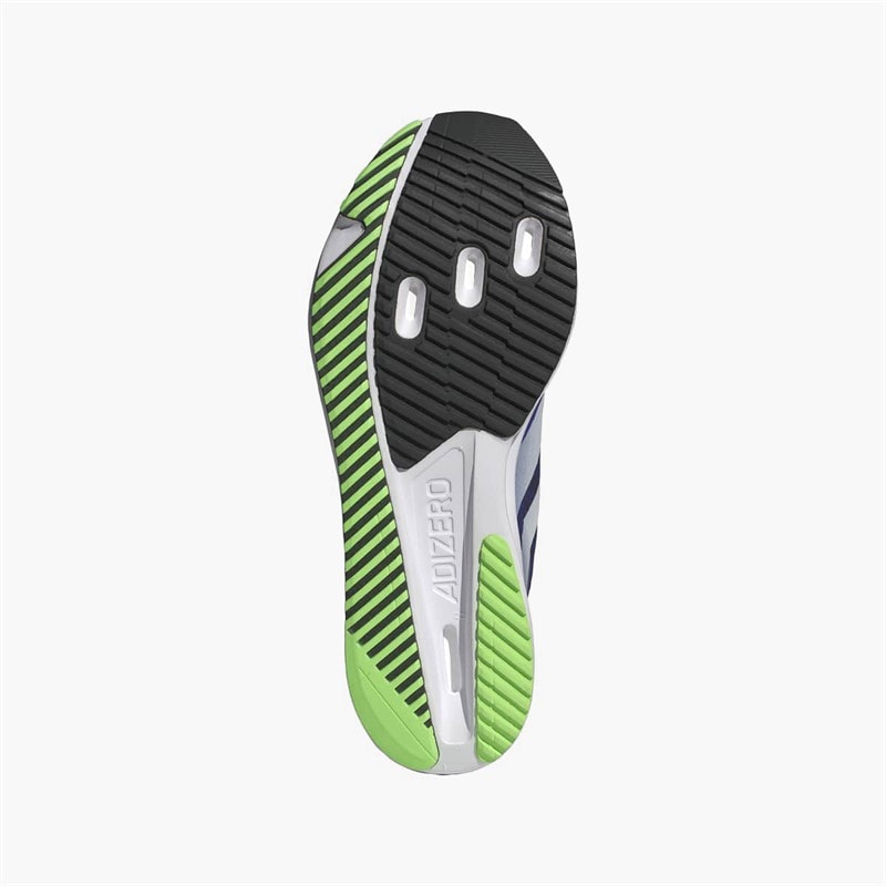 adidas Mens Adizero SL2 Neutral Running Shoes Lucid Blue/Cloud White/Lime Burst - Image 2