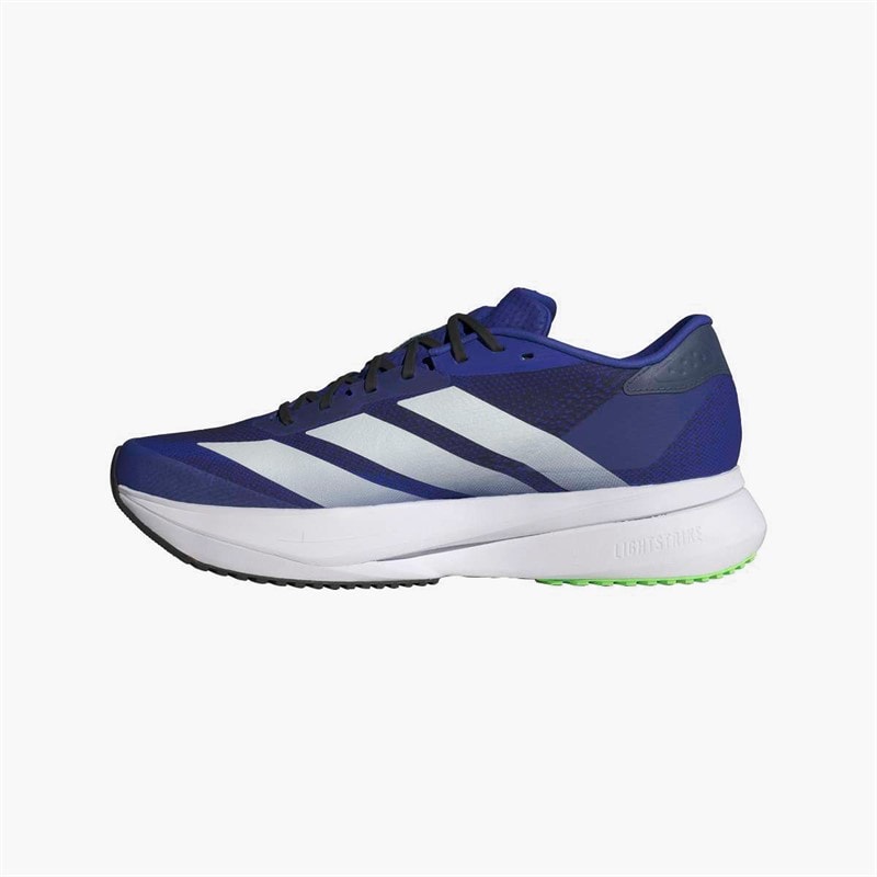 adidas Mens Adizero SL2 Neutral Running Shoes Lucid Blue/Cloud White/Lime Burst - Image 5