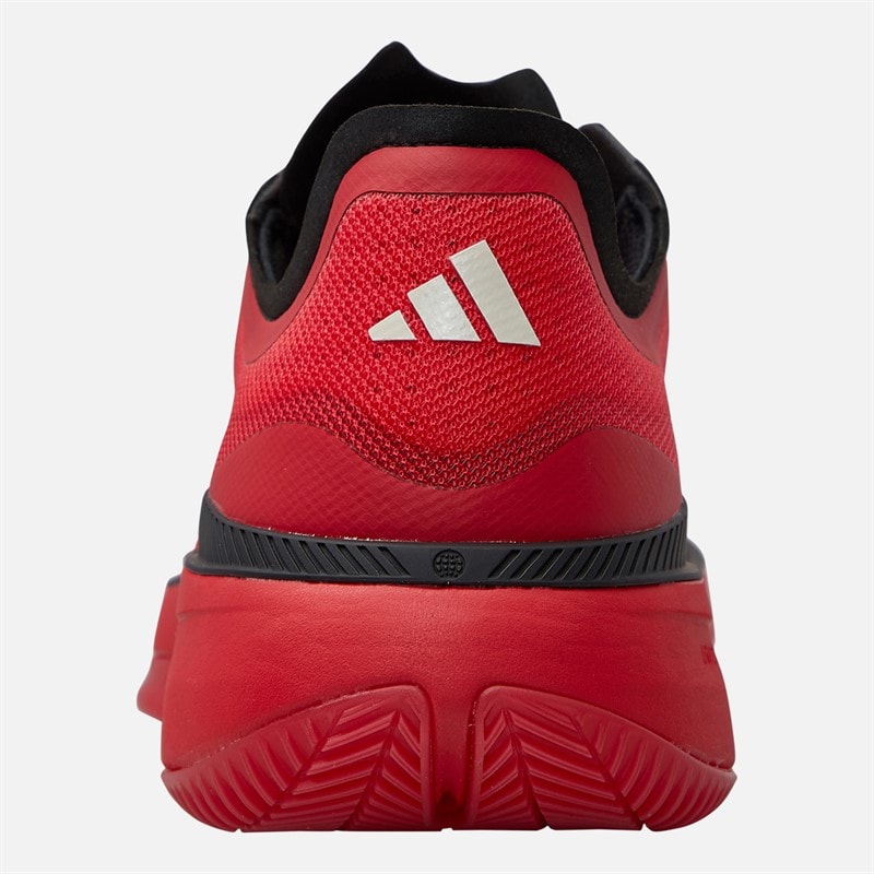 adidas Mens Adizero Select 3.0 Low Basketball Shoes Pure Ruby/Core Black/Zero Metalic - Image 3