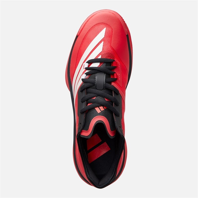 adidas Mens Adizero Select 3.0 Low Basketball Shoes Pure Ruby/Core Black/Zero Metalic - Image 4