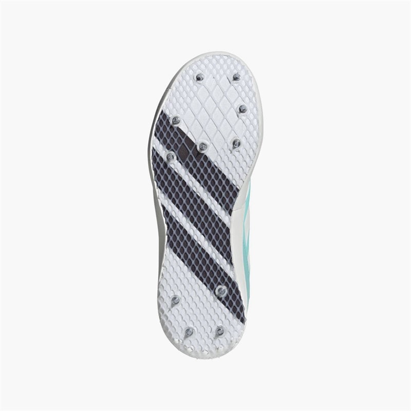 adidas Mens Adizero Javelin Field Event Spikes Flash Aqua/Zero Metalic/Lucid Lemon - Image 2