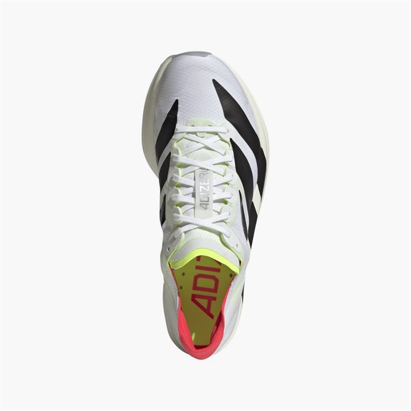 adidas Womens Adizero Takumi Sen 11 Neutral Running Shoes Cloud White/Core Black/Lucid Red - Image 4