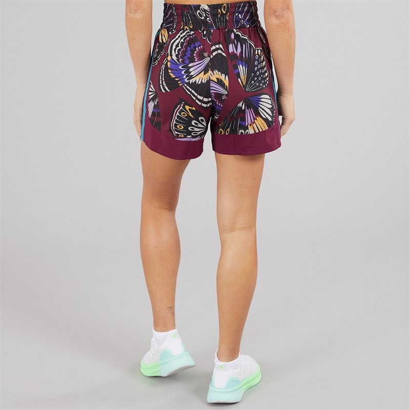 adidas Womens adidas X Farm Rio Pacer Shorts Red/Amazon Red/Energy Ink - Image 2