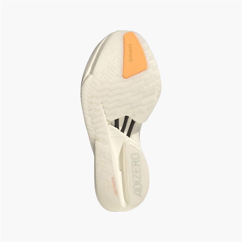 adidas Womens Adizero Adios Pro 4 Neutral Running Shoes Crystal Sand/Flare Orange/Flash Aqua - Image 2
