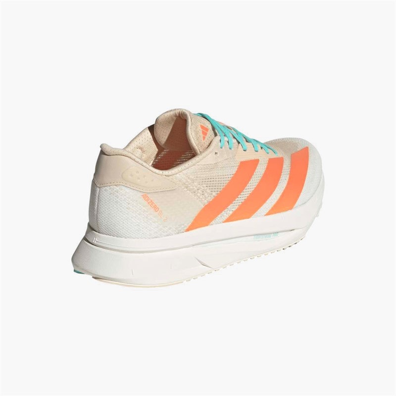 adidas Womens Adizero Sl2 Neutral Running Shoes Crystal Sand/Semi Coral/Flare Orange - Image 3