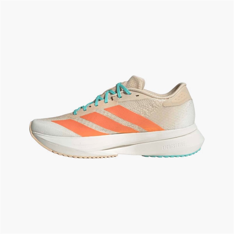 adidas Womens Adizero Sl2 Neutral Running Shoes Crystal Sand/Semi Coral/Flare Orange - Image 5