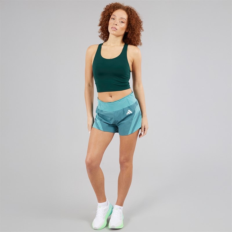 adidas Womens All Me Medium Support Bra Tank Top Aurora Ivy - Image 4