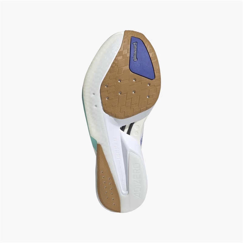 adidas Womens Adizero Boston 13 Neutral Running Shoes Blue Fusion/Zero Metalic/Glow Blue - Image 2