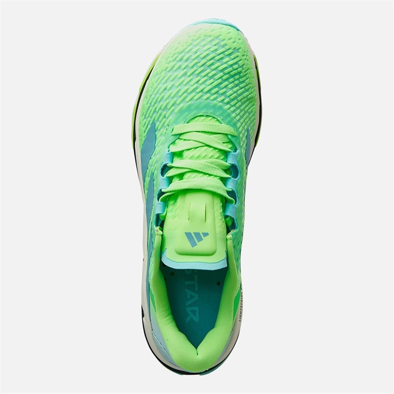 adidas Mens Adistar Byd Neutral Running Shoes Lime Burst/Mint Ton/Flash Aqua - Image 4