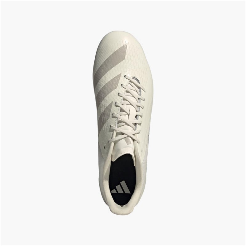 adidas Mens Adizero RS15 Pro FG Firm Ground Rugby Boots Off White/Wonder Alumina/Warm Sandstone - Image 4
