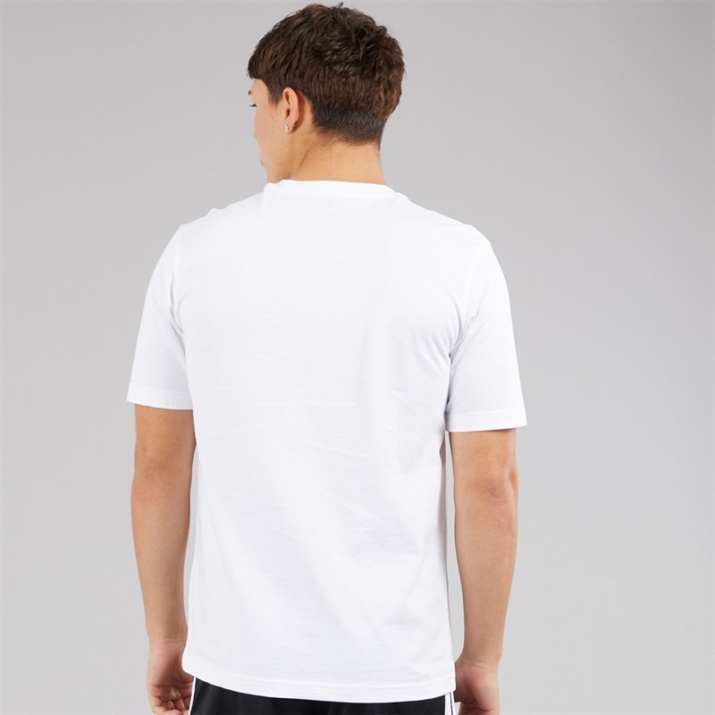 adidas Mens Camo Shape Graphic T-Shirt White - Image 2