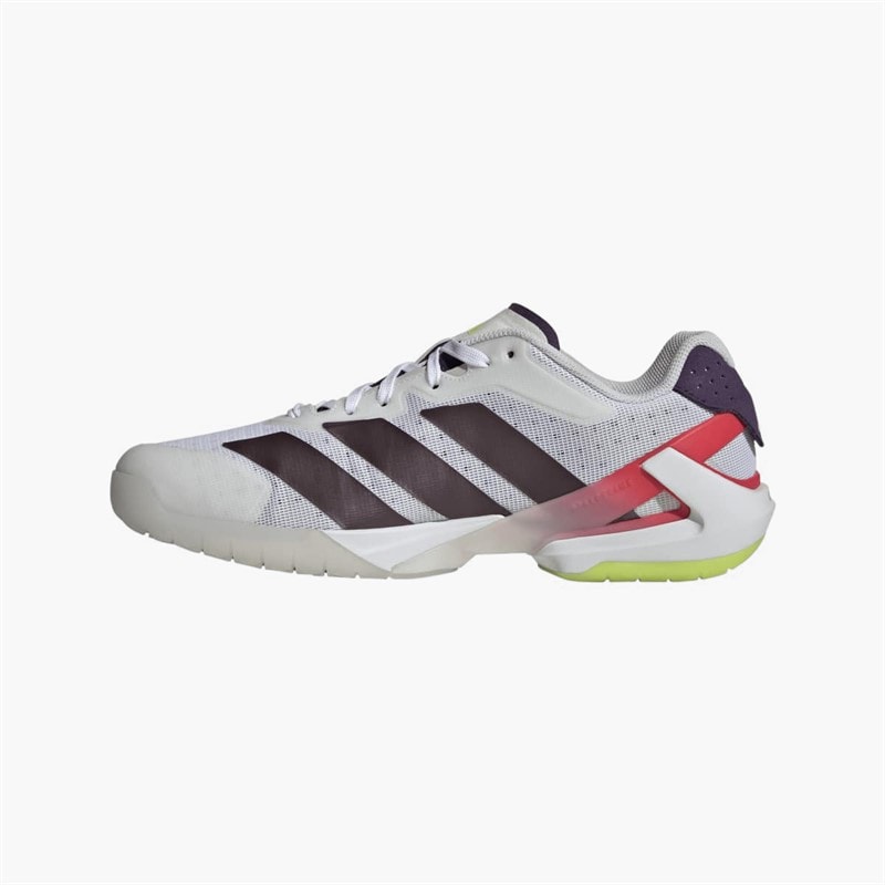 adidas Mens Counterblast Indoor Performance Court Shoes Cloud White/Aurora Met/Aurora Plum - Image 5