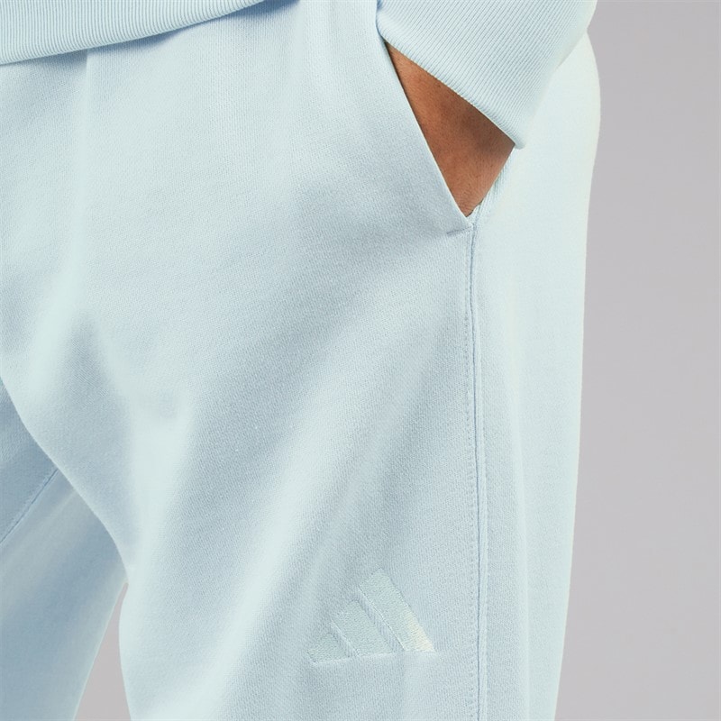 adidas Womens All SZN French Terry Loose Joggers Halo Mint - Image 5