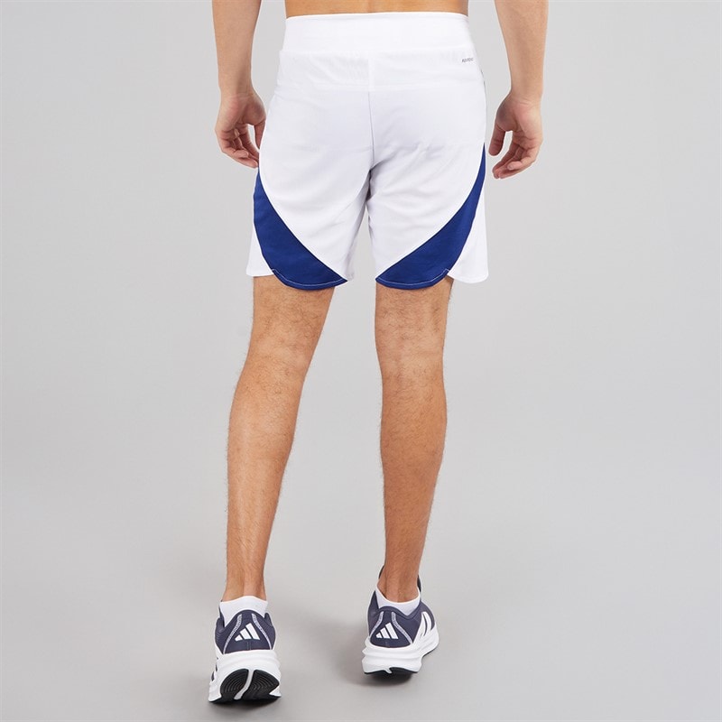 adidas Mens AFC Arsenal FC 24/25 Authentic Home Shorts White/Victory Blue - Image 2