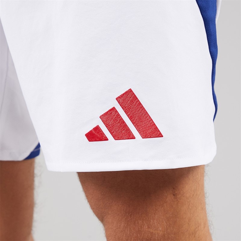 adidas Mens AFC Arsenal FC 24/25 Authentic Home Shorts White/Victory Blue - Image 5