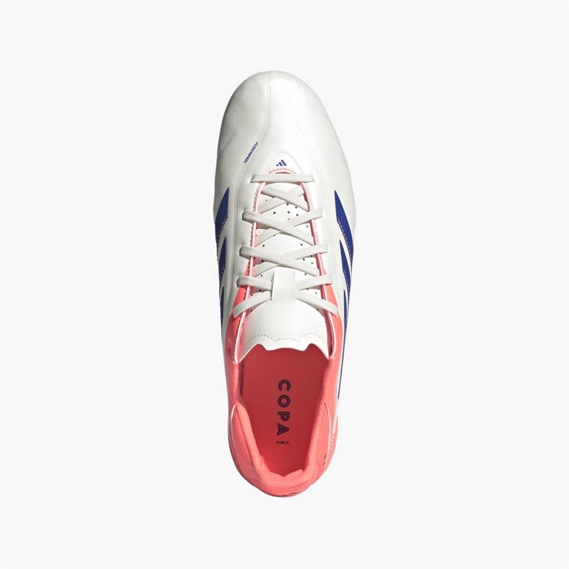 adidas Mens Copa Pure 3 League AG Artificial Ground Football Boots Off White/Lucid Blue/Signal Coral - Image 4