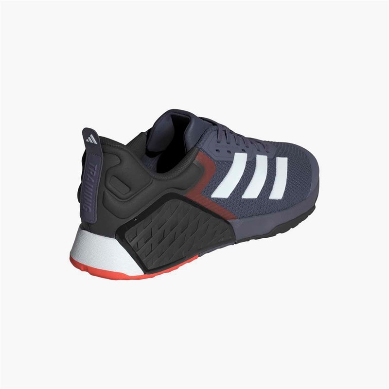 adidas Mens Dropset 3 Training Shoes Preloved Violet/Cloud White/Easy Coral - Image 3