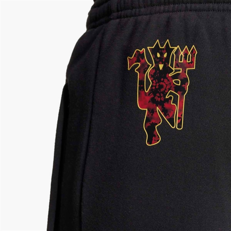 adidas Mens MUFC Manchester United Chinese New Year Track Pants Black - Image 4